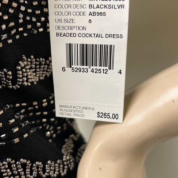 Aidan Mattox beaded sleeveless cocktail dress - Picture 8 of 9